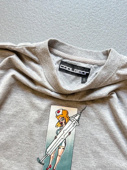 90s Y2K Skate Nurse T Shirt Large