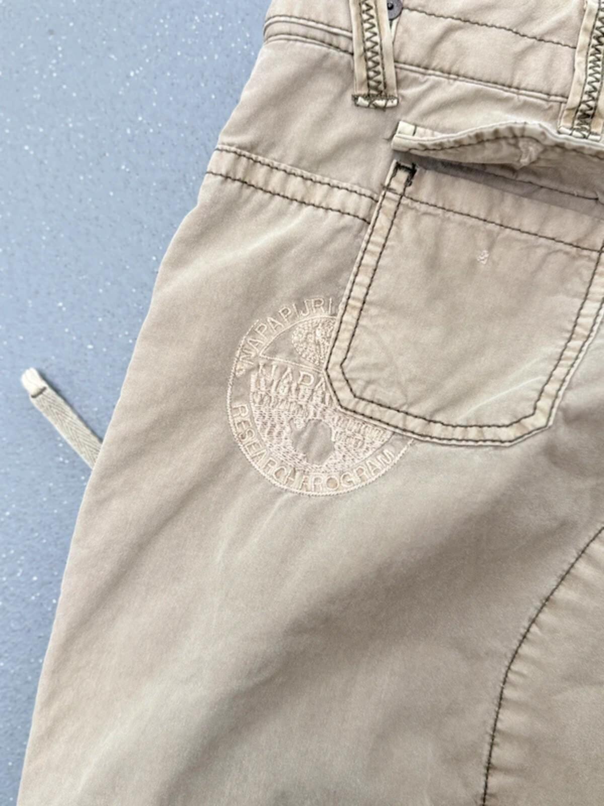 Napapijri Khaki Cargo Trousers 34”