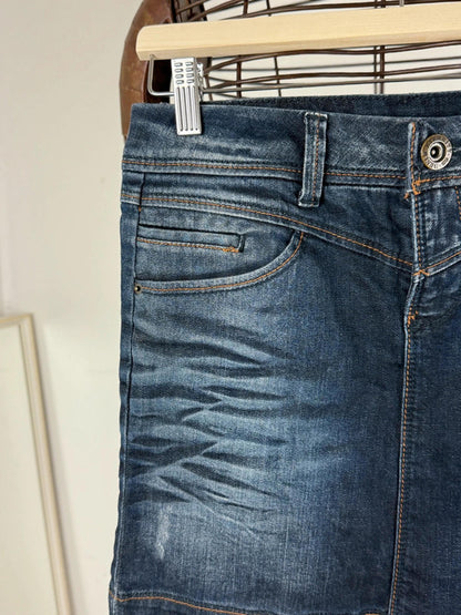 Denim Mini Skirt Y2K Size 8