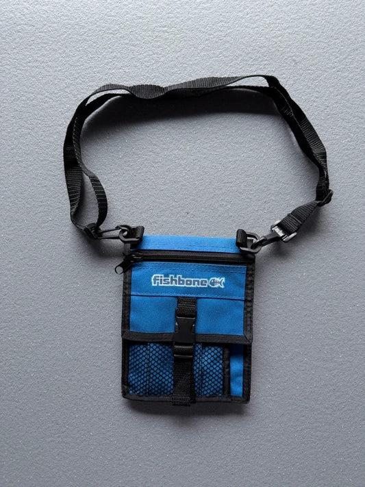 Fishbone Y2K Blue Utility Side Bag / Festival Bag
