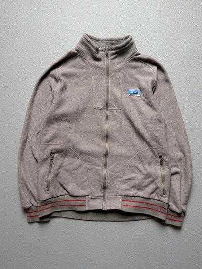 Patagonia Vintage 90s Fleece Zip Up Large Grey Made in USA