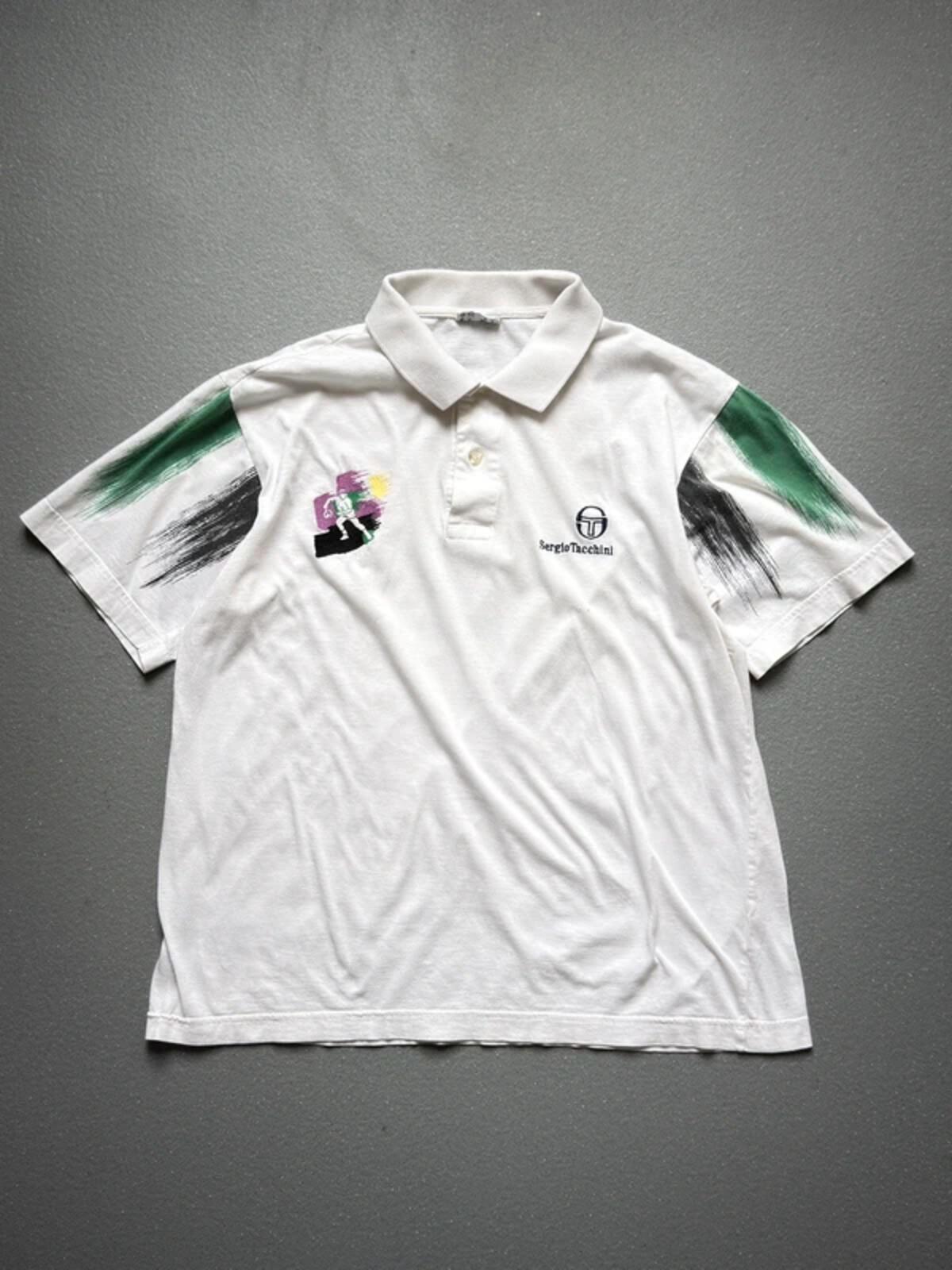 Sergio Tacchini 80s Polo Shirt Medium