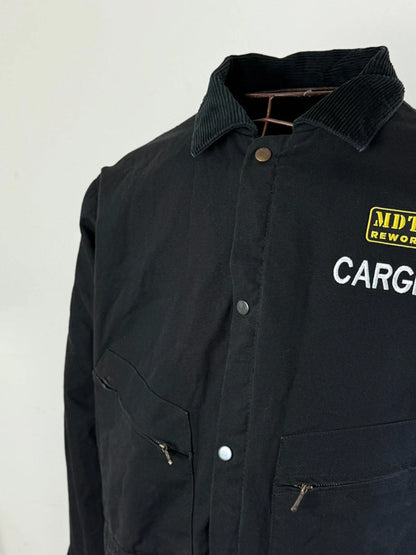 Cropped Black Detroit Work Jacket Large