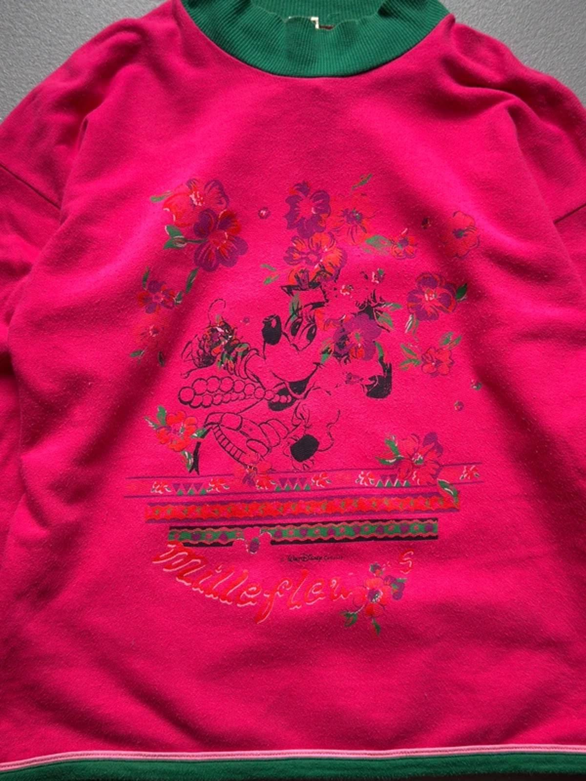 Vintage 80s Minnie Mouse Sweatshirt Large Ladies