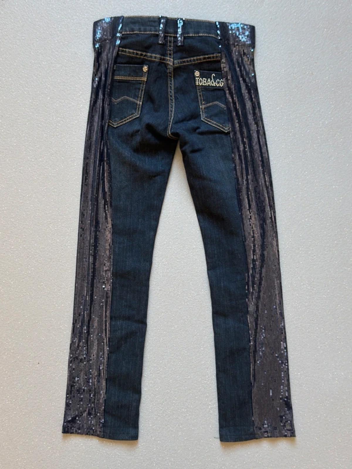 Y2K Low Rise Sequin Jeans 28” Size 8