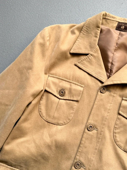 70s Vintage Outrage London Utility Safari Work Jacket Large
