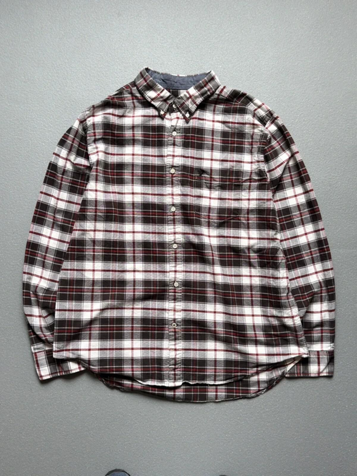 American Eagle Check Oxford Shirt XXL Ivy League