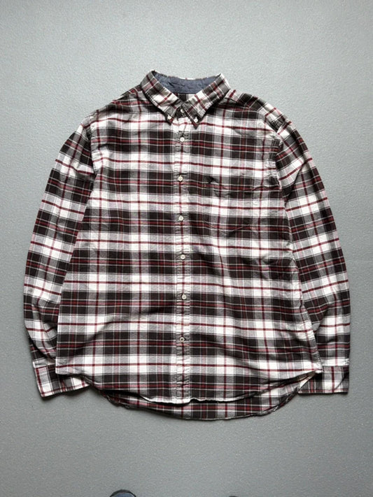 American Eagle Check Oxford Shirt XXL Ivy League