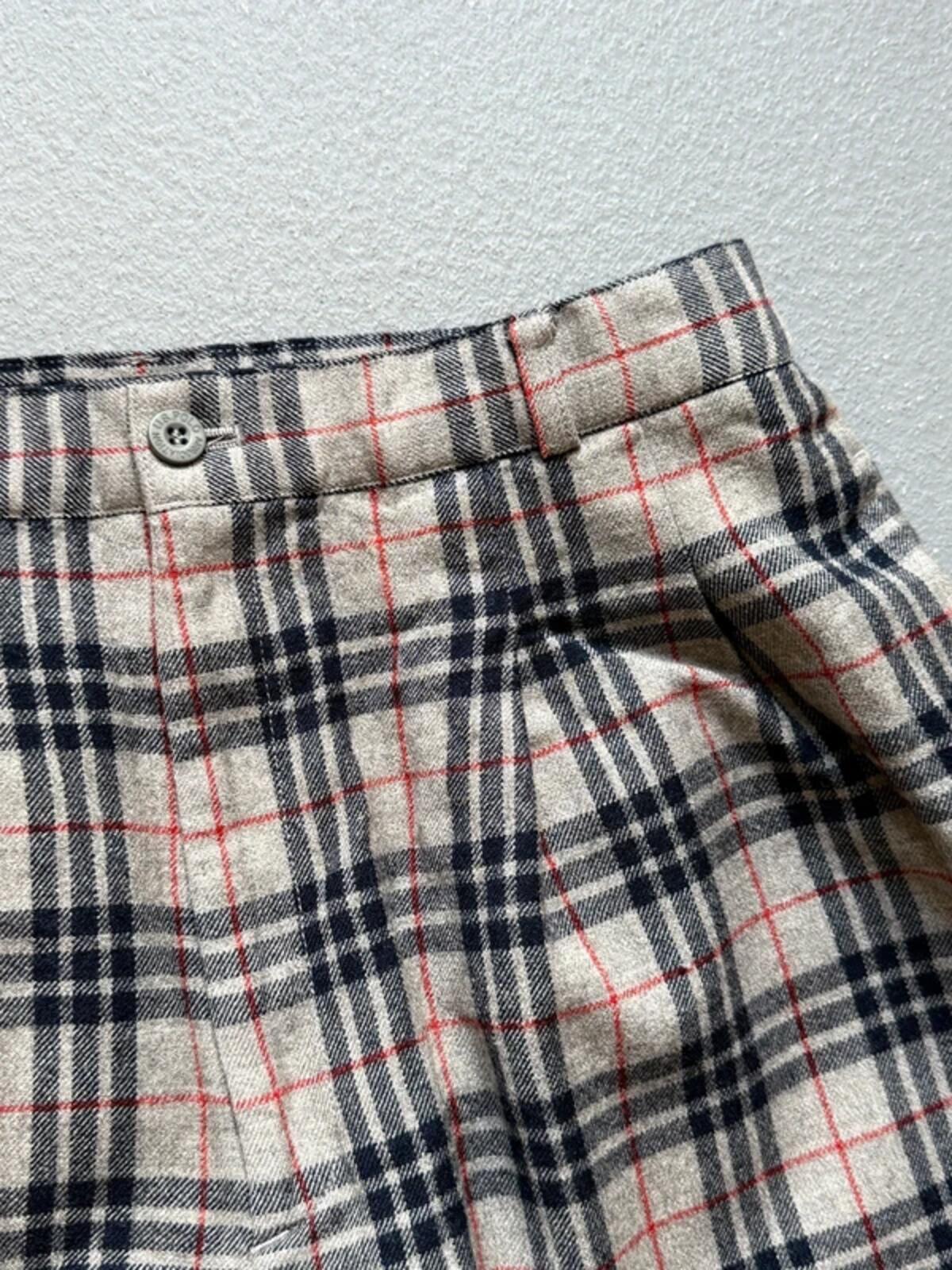 US Polo Association High Waisted Check Wool Blend Trousers 28”