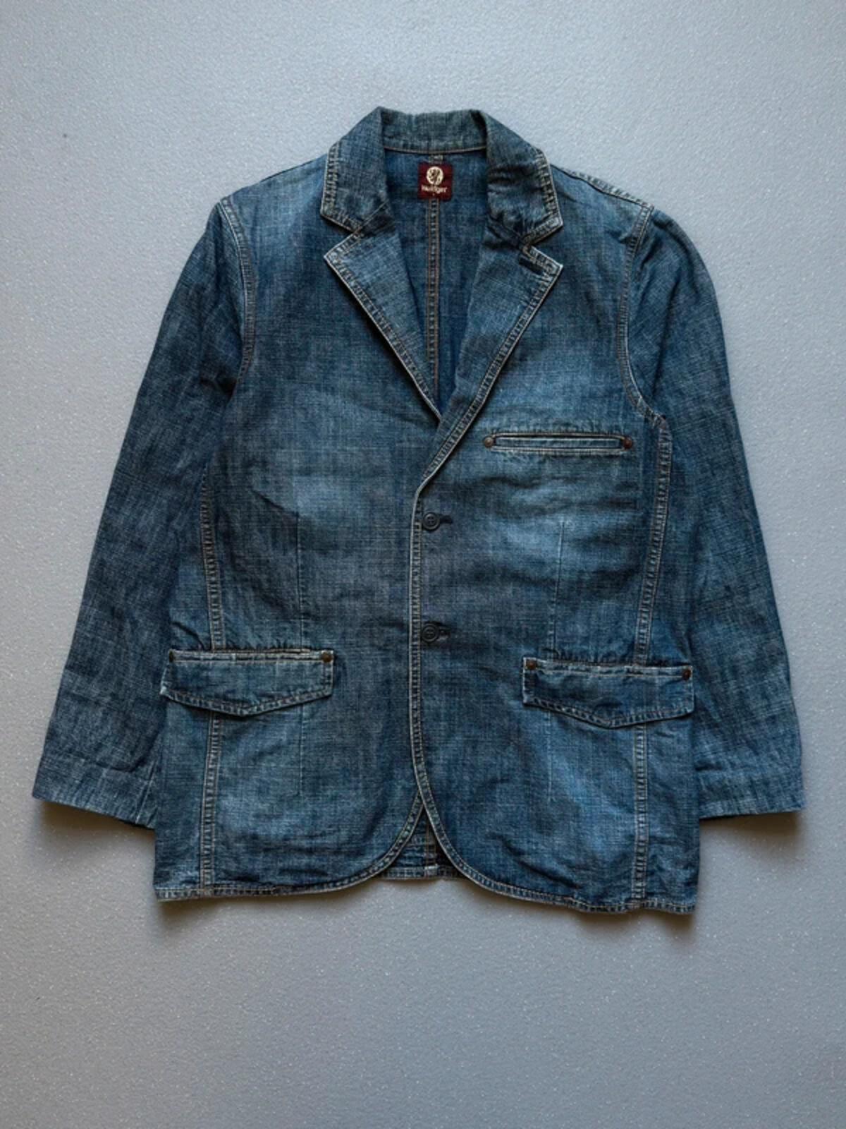 2000s Denim Chore Jacket Large Ladies