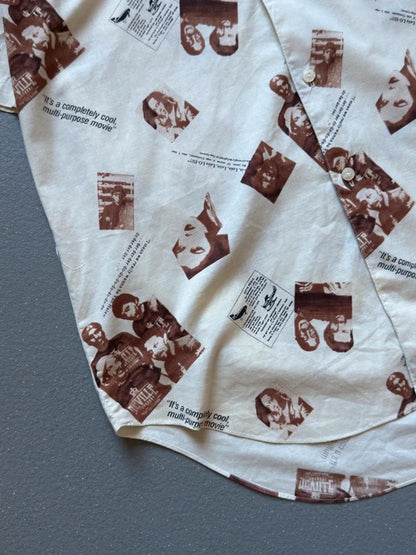 Vintage 80s Photo Print Shirt XL