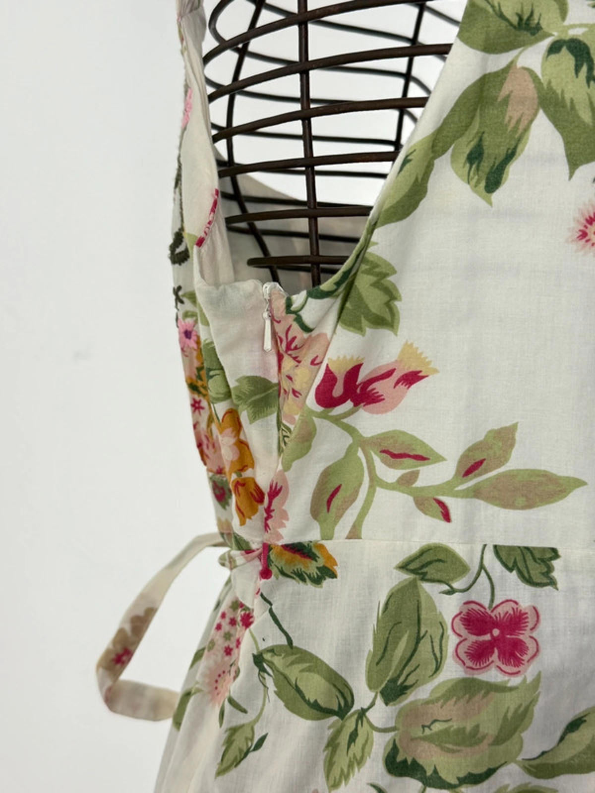 Rocha John Rocha Floral Embroidered Y2K Dress Size 14