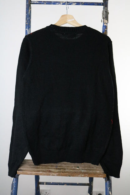 Guru Y2K Argyle Sweater Medium