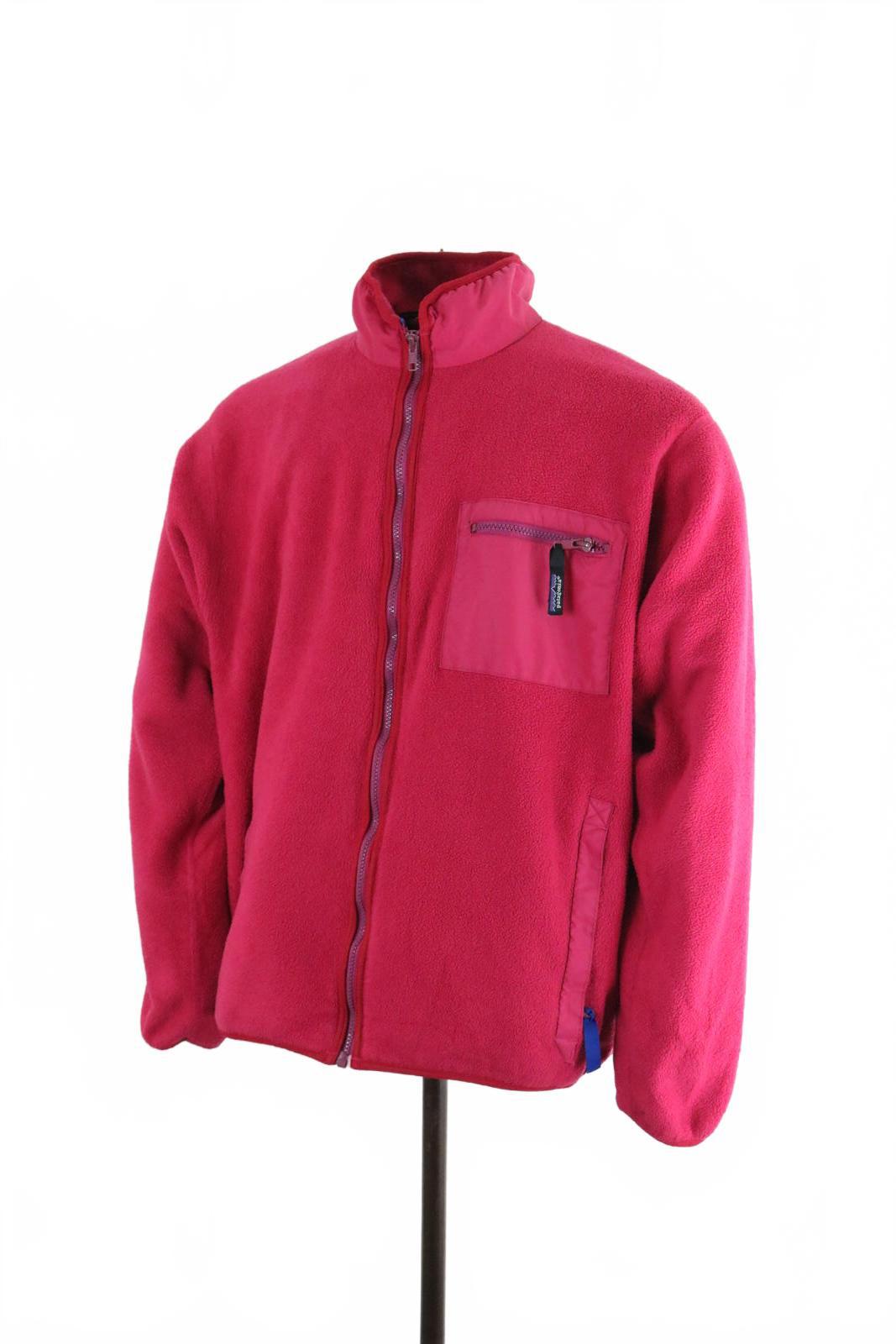 Patagonia Fleece Large Synchilla Vintage 90s Pink Zip Mens