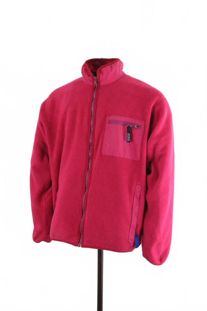 Patagonia Fleece Large Synchilla Vintage 90s Pink Zip Mens