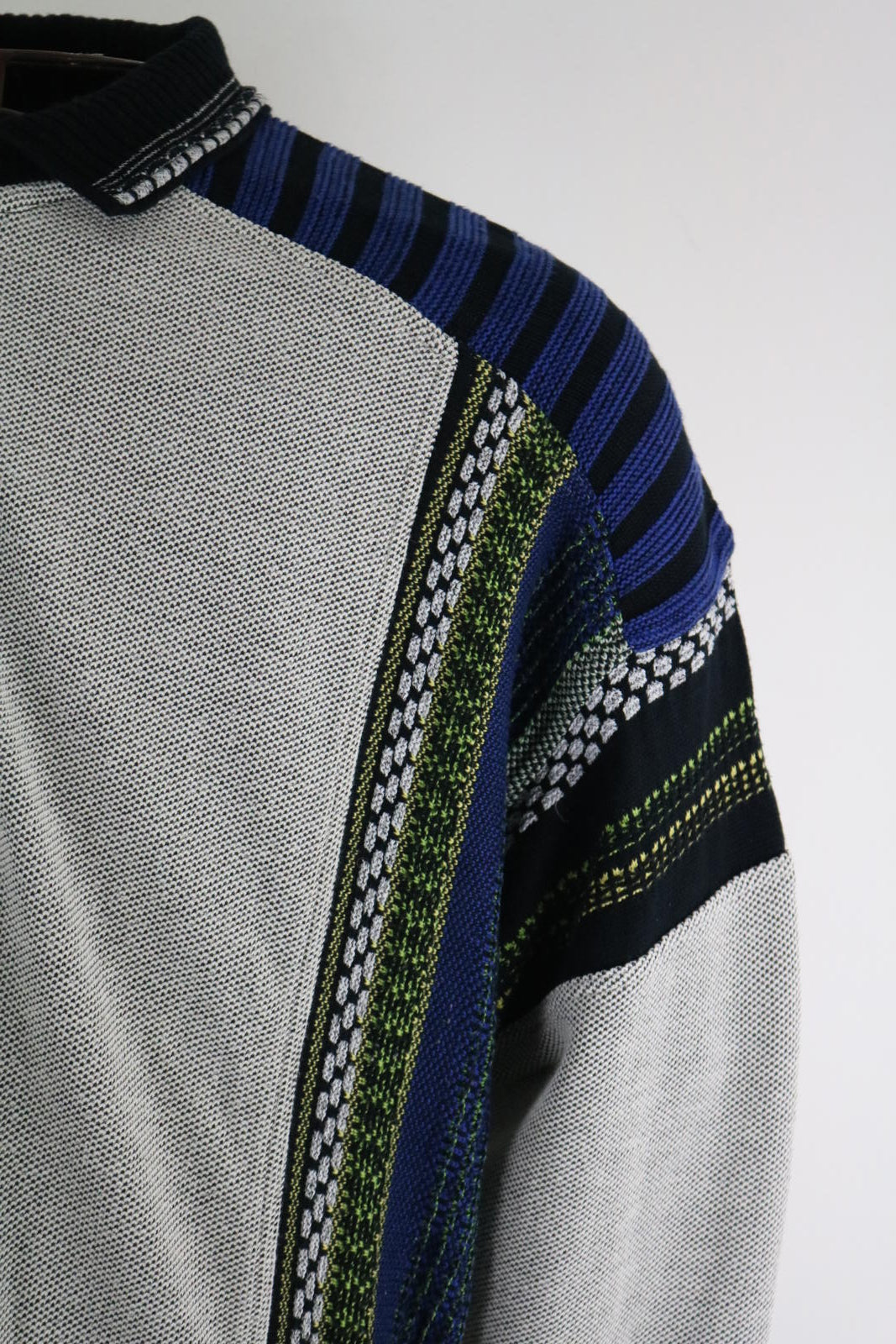 Carlo Colucci Cosby 90s Knit Sweater XL Polo Collar