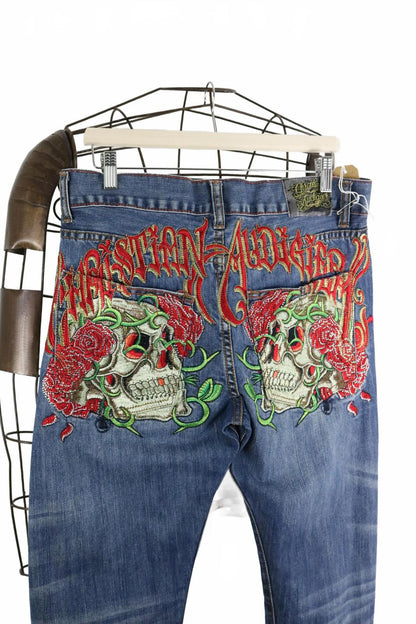 Christian Audigier Jeans 34 Y2K