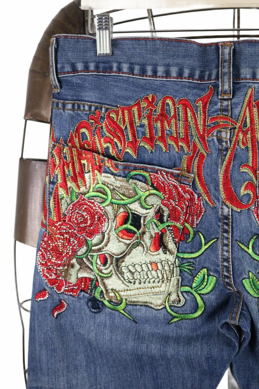 Christian Audigier Jeans 34 Y2K