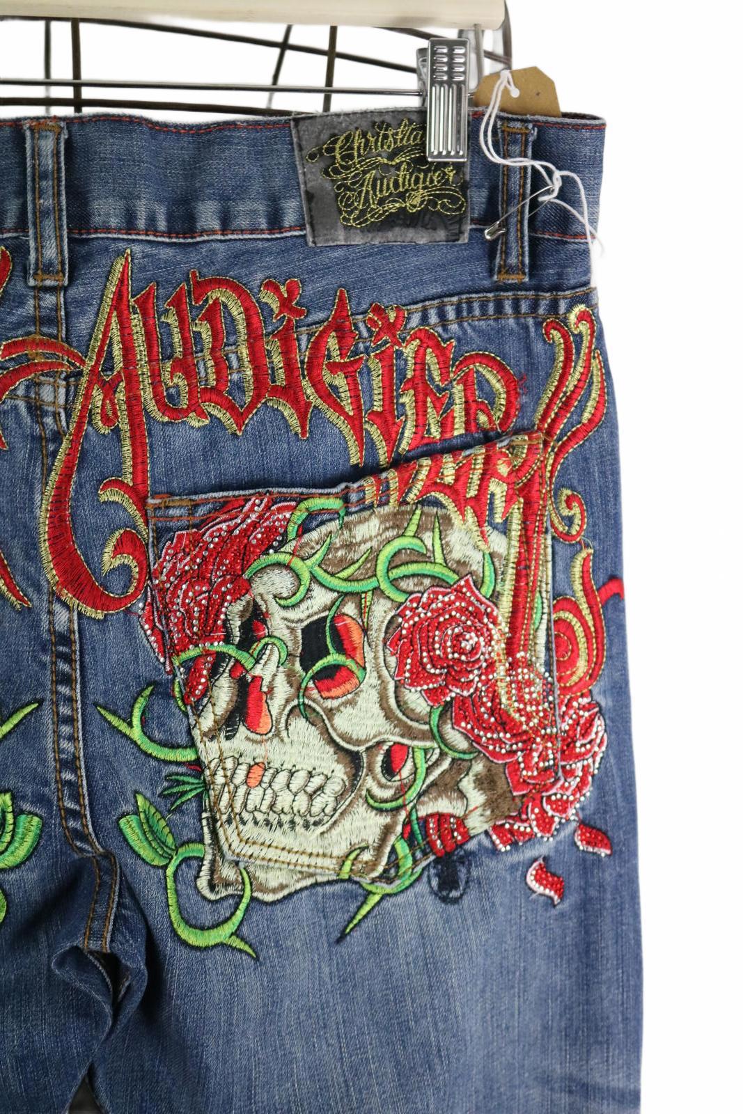 Christian Audigier Jeans 34 Y2K