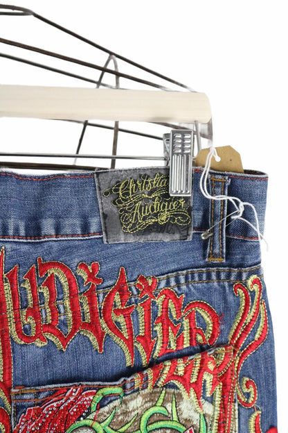 Christian Audigier Jeans 34 Y2K