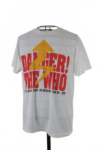 1989 The Who Band T Shirt Large Vintage 80s The Kids Are Alright Tour Single Stitch