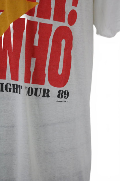 1989 The Who Band T Shirt Large Vintage 80s The Kids Are Alright Tour Single Stitch