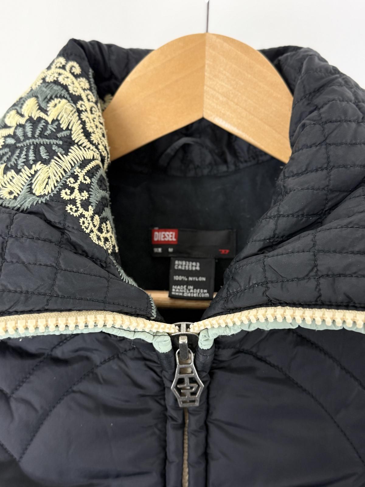 Diesel Y2K Cropped Puffer Jacket Medium Ladies