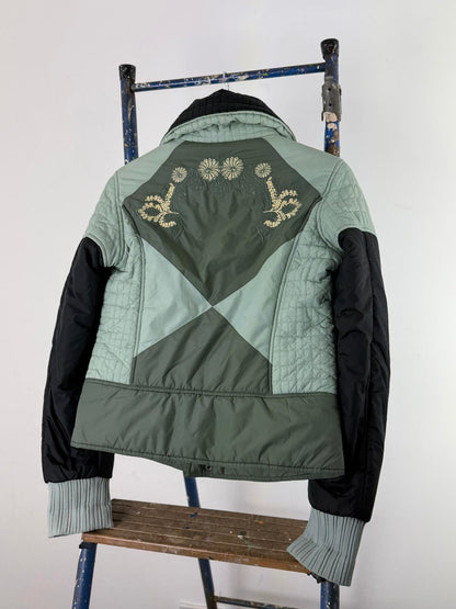 Diesel Y2K Cropped Puffer Jacket Medium Ladies