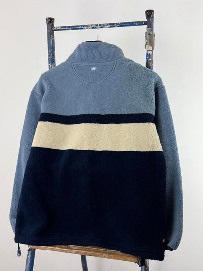 Ellesse 90s Pile Fleece 1/4 Zip Sweater Size 12 Ladies