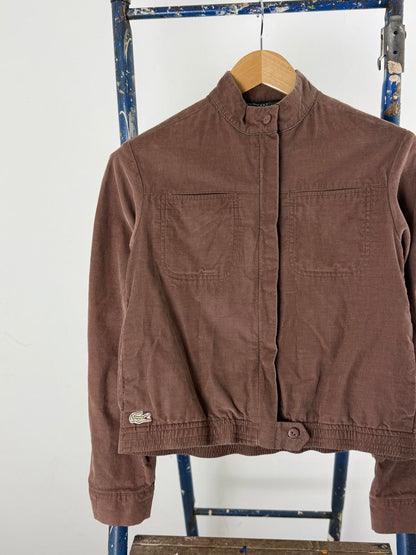 Izod Lacoste 1960's Cropped Corduroy Jacket Small Mens Made In Japan