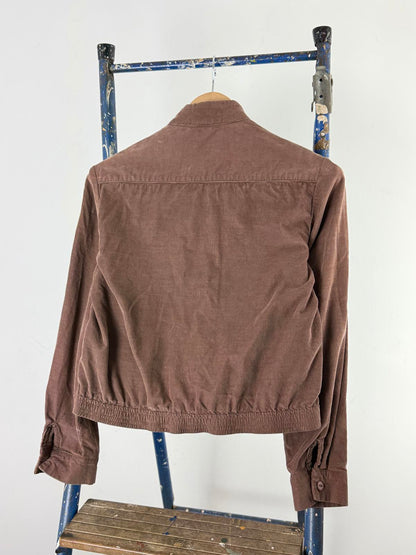 Izod Lacoste 1960's Cropped Corduroy Jacket Small Mens Made In Japan