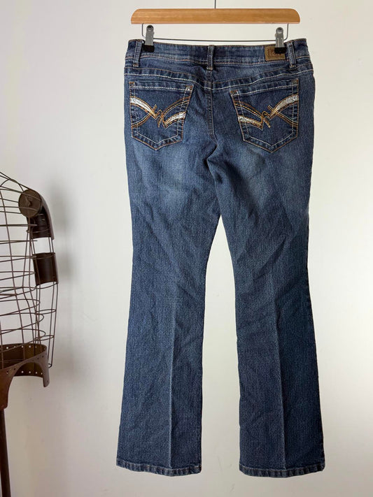 Y2K Low Rise Bootcut Jeans Size 10 - 30"