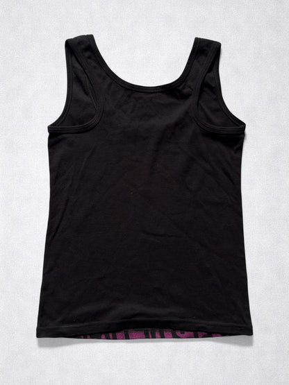 Y2K Cami Vest Top Ski Print Medium