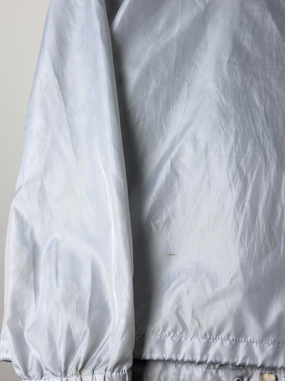 Pretty Green Zip Jacket Medium Cagoule Silver Mens