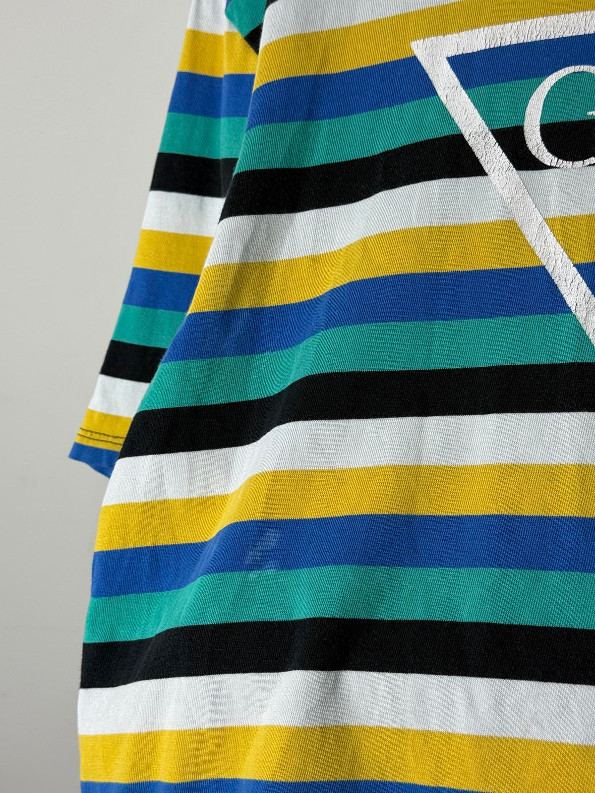 Guess 90s Vintage Stripe T Shirt Medium