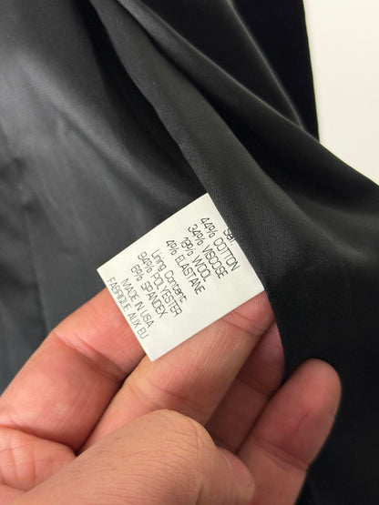 Theory Black Blazer UK10 Wool Blend