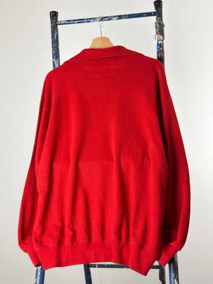 Champion 90s Vintage 1/4 Zip Sweatshirt Large Made in Italy