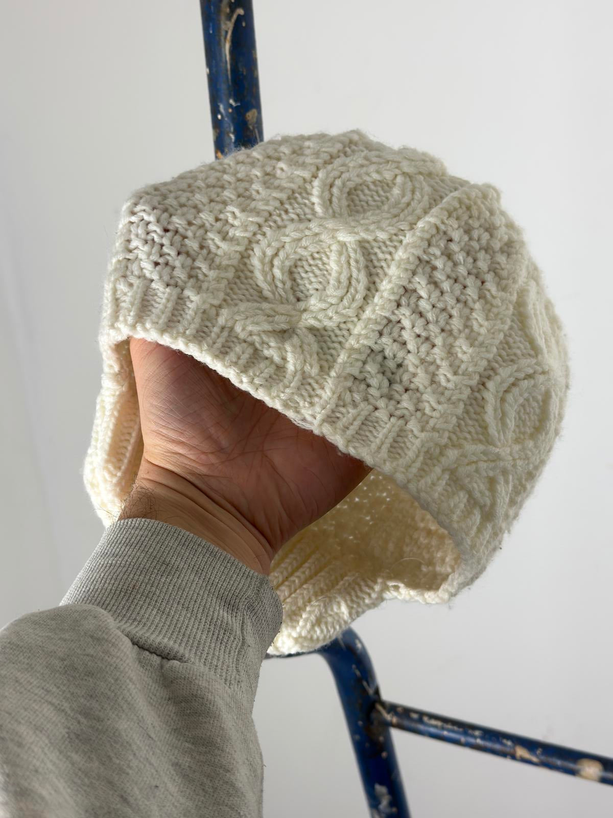 Quiksilver Y2K Knit Beanie Cap Roxy Cream White