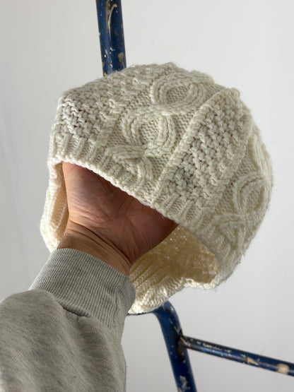 Quiksilver Y2K Knit Beanie Cap Roxy Cream White