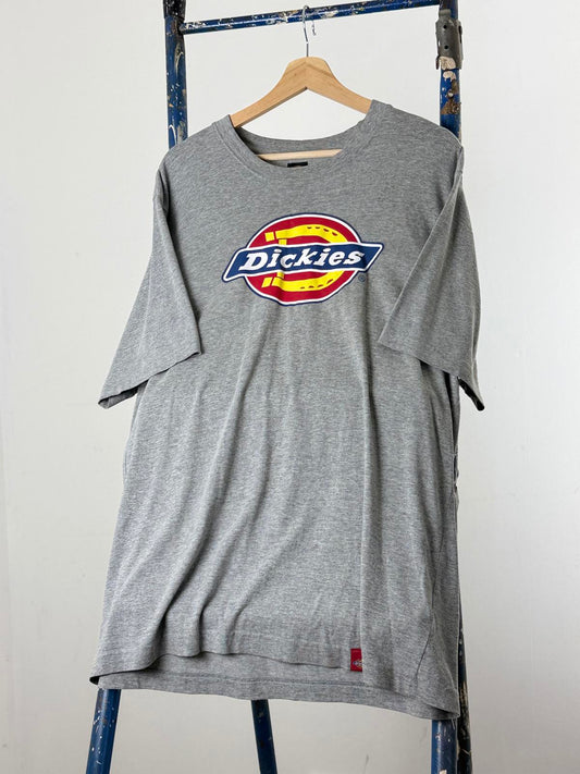 Dickies Logo T Shirt Large Grey Mens