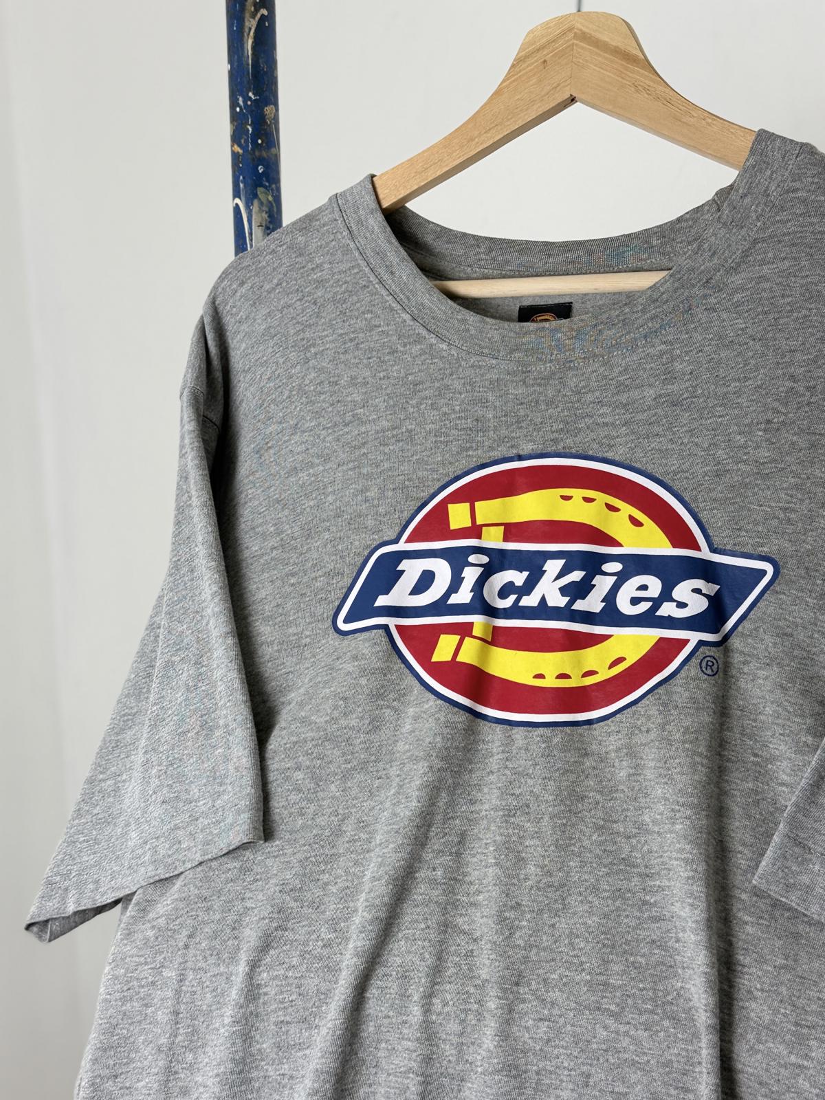 Dickies Logo T Shirt Large Grey Mens