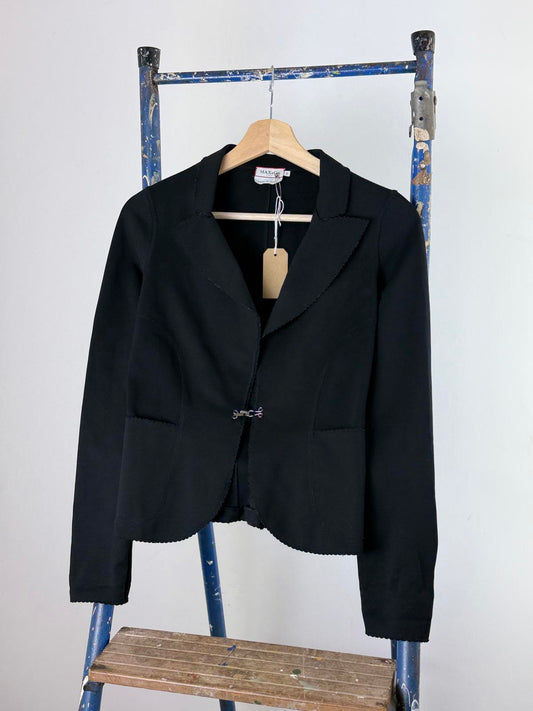Max & Co Elasticated Cropped Blazer Small Black