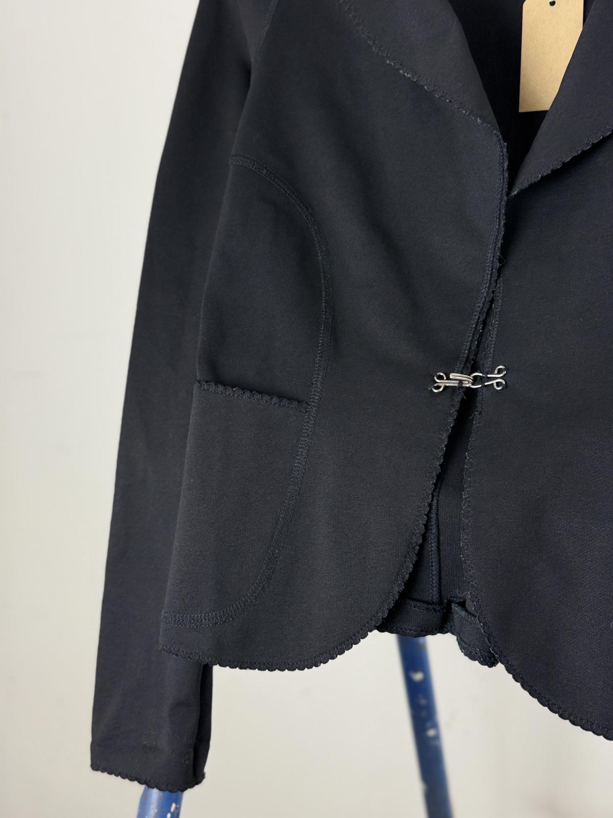 Max & Co Elasticated Cropped Blazer Small Black