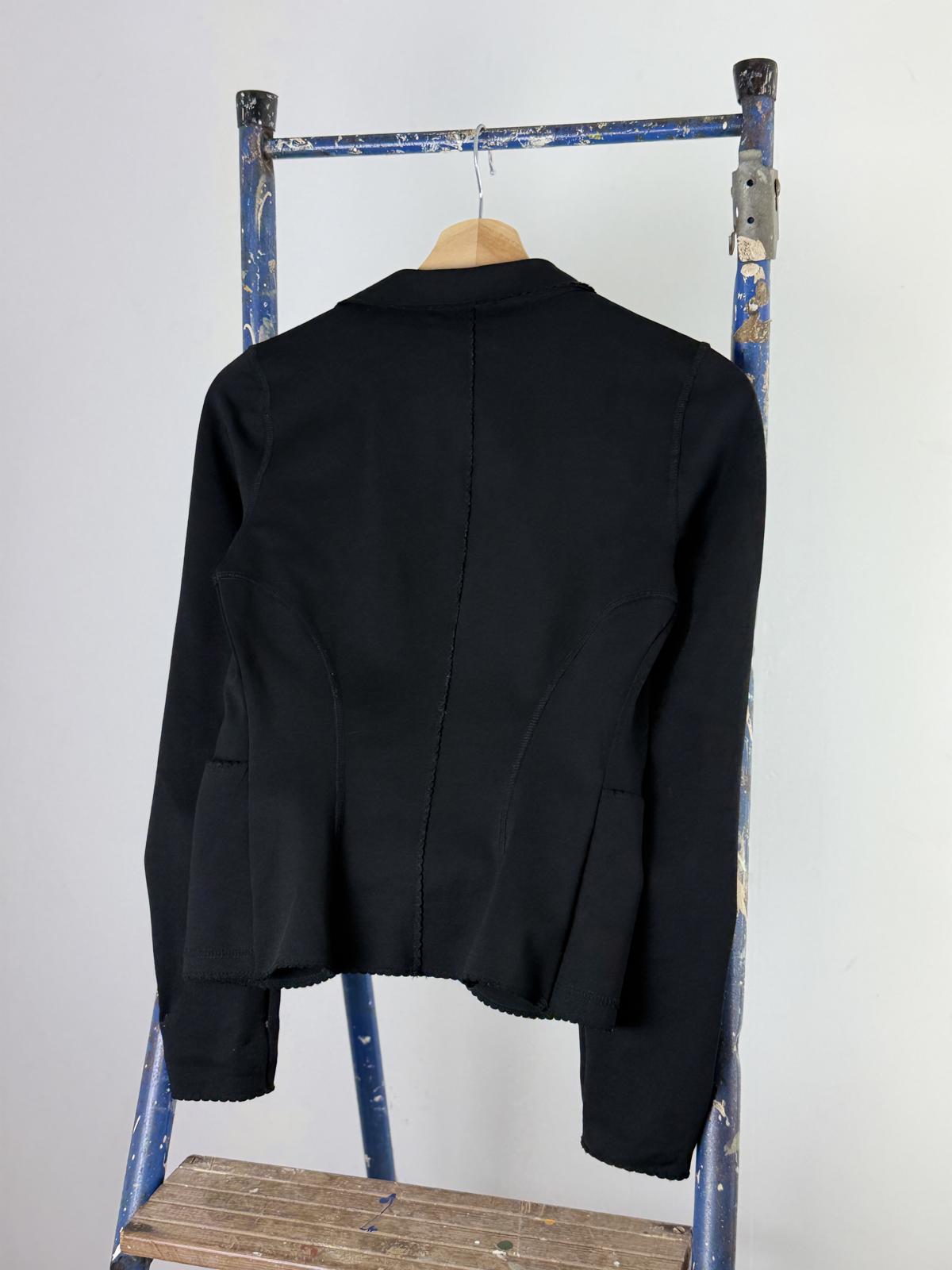 Max & Co Elasticated Cropped Blazer Small Black