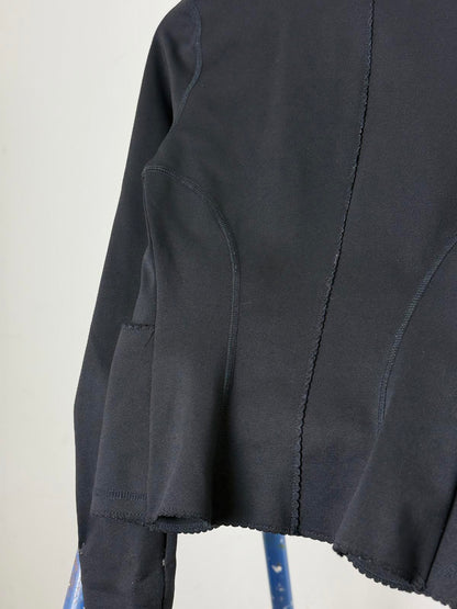 Max & Co Elasticated Cropped Blazer Small Black