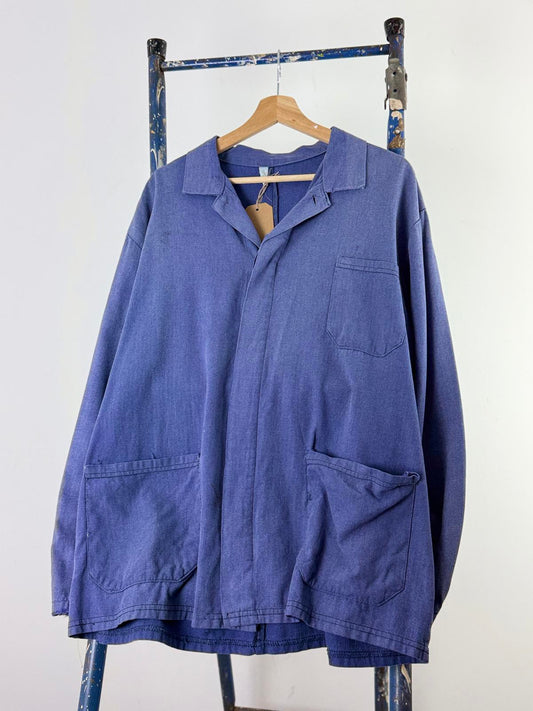 Vintage Faded French Workwear Jacket XL