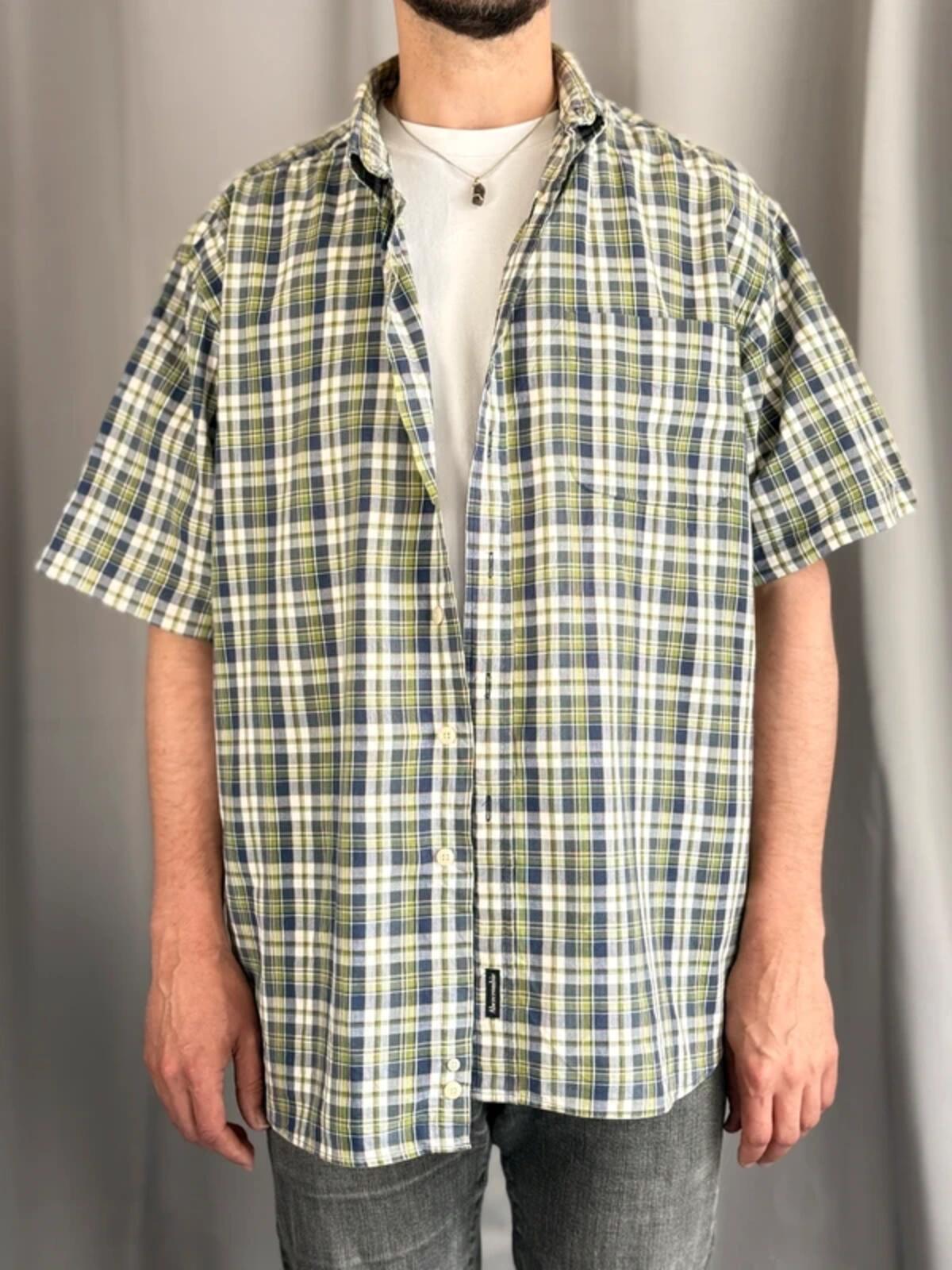 Abercrombie & Fitch Short Sleeve Check Shirt 2XL