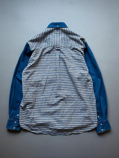 Western Shirt Aztec Rockabilly Large Men’s Vintage
