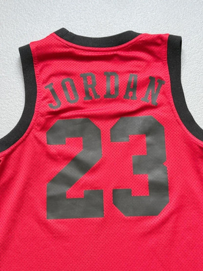 Air Jordan Red Black Basketball Jersey Small