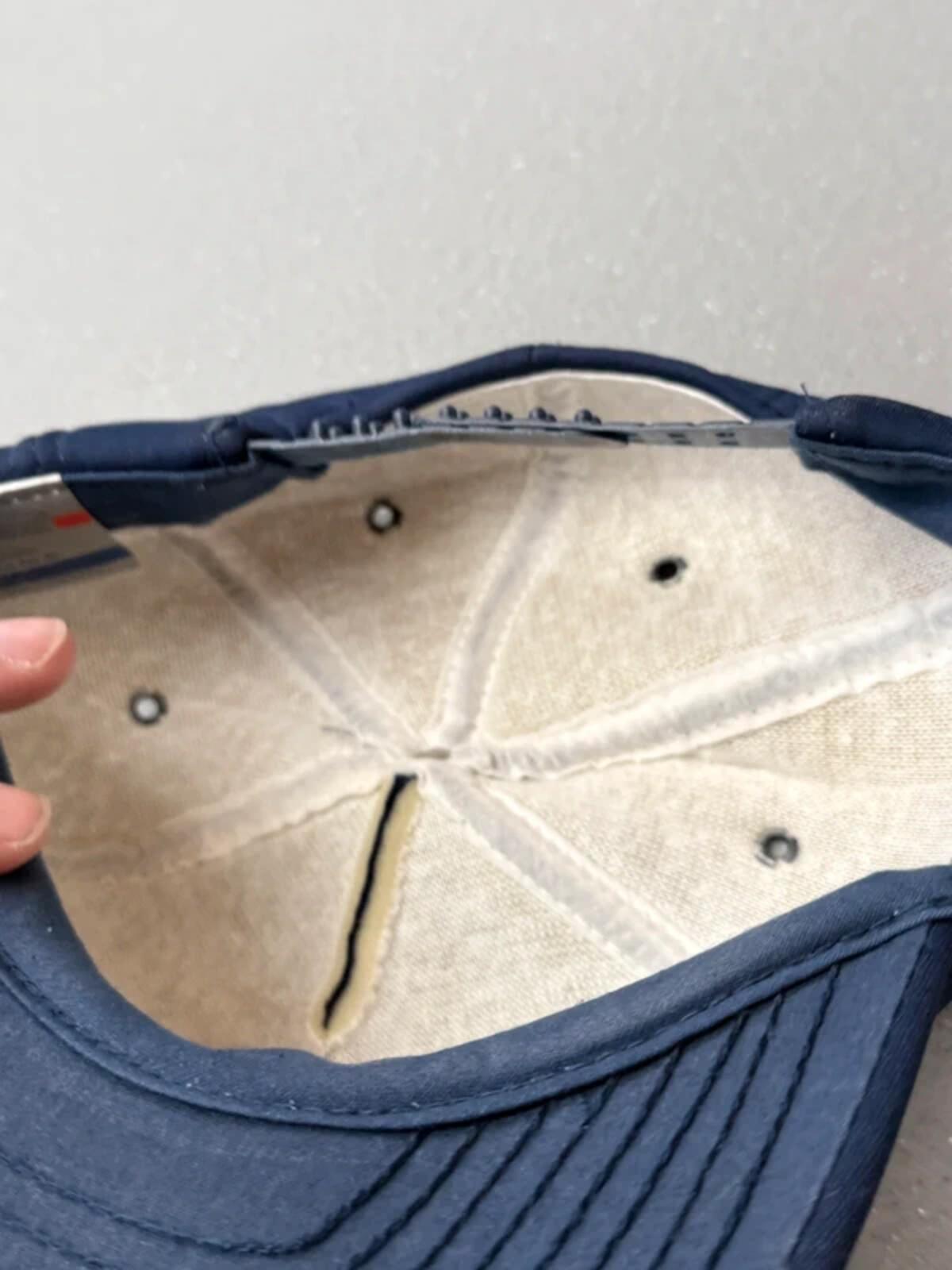 Vintage Navy & Yellow Americana Trucker Cap